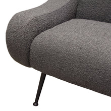 Load image into Gallery viewer, Cameron Accent Chair in Chair Boucle Textured Fabric w/ Black Leg by Diamond Sofa