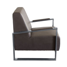 Load image into Gallery viewer, Century Accent Chair w/ Stainless Steel Frame by Diamond Sofa - Elephant Grey