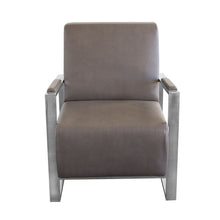 Load image into Gallery viewer, Century Accent Chair w/ Stainless Steel Frame by Diamond Sofa - Elephant Grey