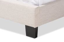 Load image into Gallery viewer, Baxton Studio Lexi Modern and Contemporary Light Beige Fabric Upholstered Full Size Bed