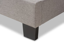 Load image into Gallery viewer, Baxton Studio Hampton Modern and Contemporary Light Grey Fabric Upholstered Full Size Bed