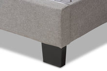Load image into Gallery viewer, Baxton Studio Cassandra Modern and Contemporary Light Grey Fabric Upholstered Full Size Bed