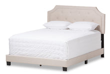 Load image into Gallery viewer, Baxton Studio Willis Modern and Contemporary Light Beige Fabric Upholstered Full Size Bed