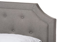 Load image into Gallery viewer, Baxton Studio Willis Modern and Contemporary Light Grey Fabric Upholstered Queen Size Bed