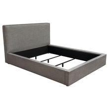Load image into Gallery viewer, Cloud 43" Low Profile Eastern King Bed in Grey Fabric by Diamond Sofa