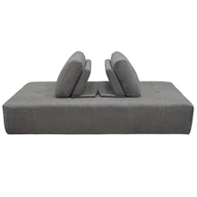 Load image into Gallery viewer, Cloud 2PC Lounge Seating Platforms with Moveable Backrest Supports in Space Grey Fabric by Diamond Sofa