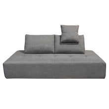 Load image into Gallery viewer, Cloud Lounge Seating Platform with Moveable Backrest Supports in Space Grey Fabric by Diamond Sofa