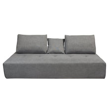 Load image into Gallery viewer, Cloud Lounge Seating Platform with Moveable Backrest Supports in Space Grey Fabric by Diamond Sofa