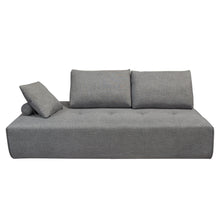 Load image into Gallery viewer, Cloud Lounge Seating Platform with Moveable Backrest Supports in Space Grey Fabric by Diamond Sofa