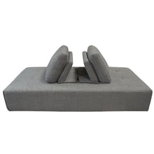 Load image into Gallery viewer, Cloud Lounge Seating Platform with Moveable Backrest Supports in Space Grey Fabric by Diamond Sofa