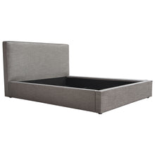 Load image into Gallery viewer, Cloud 43" Low Profile Queen Bed in Grey Fabric by Diamond Sofa