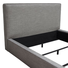 Load image into Gallery viewer, Cloud 43" Low Profile Queen Bed in Grey Fabric by Diamond Sofa