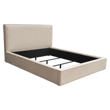Load image into Gallery viewer, Cloud 43" Low Profile Queen Bed in Sand Fabric by Diamond Sofa