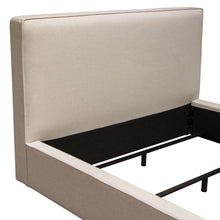 Load image into Gallery viewer, Cloud 43" Low Profile Queen Bed in Sand Fabric by Diamond Sofa