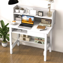 Load image into Gallery viewer, Home Office Computer Desk with Storage Shelves and Drawer Ideal for Working and Studying
