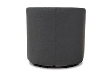 Load image into Gallery viewer, Baxton Studio Finley Mid-century Modern Grey Fabric Upholstered Swivel Armchair