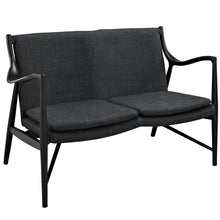 Load image into Gallery viewer, Makeshift Upholstered Fabric Loveseat by Modway