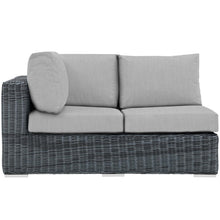 Load image into Gallery viewer, Summon Outdoor Patio Sunbrella¨ Left Arm Loveseat by Modway