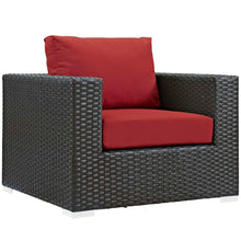 Load image into Gallery viewer, Sojourn 7 Piece Outdoor Patio Sunbrella¨ Sectional Set by Modway