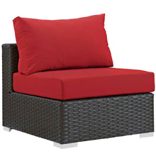 Load image into Gallery viewer, Sojourn 7 Piece Outdoor Patio Sunbrella¨ Sectional Set by Modway