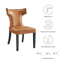 Load image into Gallery viewer, Curve Vegan Leather Dining Chair by Modway