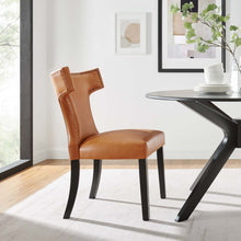 Load image into Gallery viewer, Curve Vegan Leather Dining Chair by Modway