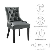 Load image into Gallery viewer, Regent Tufted Vegan Leather Dining Chair by Modway