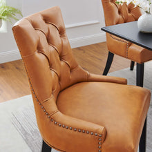 Load image into Gallery viewer, Regent Tufted Vegan Leather Dining Chair by Modway