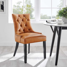 Load image into Gallery viewer, Regent Tufted Vegan Leather Dining Chair by Modway
