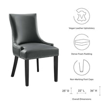 Load image into Gallery viewer, Marquis Vegan Leather Dining Chair by Modway