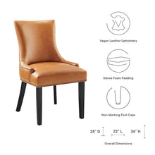 Load image into Gallery viewer, Marquis Vegan Leather Dining Chair by Modway
