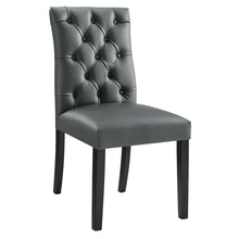 Load image into Gallery viewer, Duchess Button Tufted Vegan Leather Dining Chair by Modway