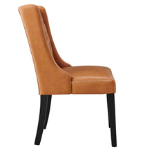 Load image into Gallery viewer, Baronet Button Tufted Vegan Leather Dining Chair by Modway