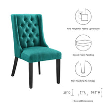 Load image into Gallery viewer, Baronet Button Tufted Fabric Dining Chair by Modway