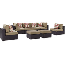 Load image into Gallery viewer, Convene 8 Piece Outdoor Patio Sectional Set by Modway