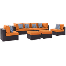 Load image into Gallery viewer, Convene 8 Piece Outdoor Patio Sectional Set by Modway