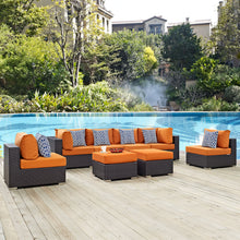 Load image into Gallery viewer, Convene 8 Piece Outdoor Patio Sectional Set by Modway