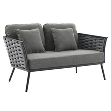 Load image into Gallery viewer, Stance Outdoor Patio Aluminum Loveseat by Modway