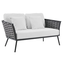 Load image into Gallery viewer, Stance Outdoor Patio Aluminum Loveseat by Modway