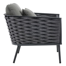 Load image into Gallery viewer, Stance 5 Piece Outdoor Patio Aluminum Sectional Sofa Set by Modway