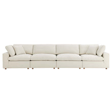 Load image into Gallery viewer, Commix 4 Piece Down Filled Overstuffed Sectional Sofa Set by Modway