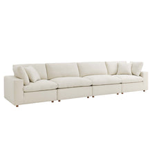 Load image into Gallery viewer, Commix 4 Piece Down Filled Overstuffed Sectional Sofa Set by Modway