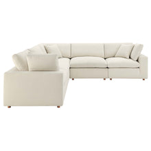 Load image into Gallery viewer, Commix 5 Piece Down Filled Overstuffed Sectional Sofa by Modway
