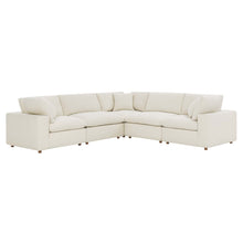 Load image into Gallery viewer, Commix 5 Piece Down Filled Overstuffed Sectional Sofa by Modway