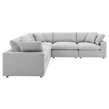 Load image into Gallery viewer, Commix 5 Piece Down Filled Overstuffed Sectional Sofa by Modway