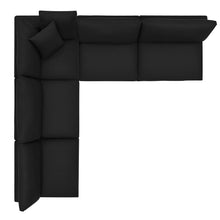 Load image into Gallery viewer, Commix 5-Piece Down Filled Overstuffed Armless Sectional Sofa by Modway