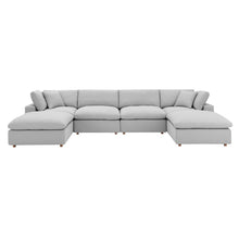 Load image into Gallery viewer, Commix 6-Piece Down Filled Overstuffed Sectional Sofa by Modway