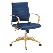 Load image into Gallery viewer, Jive Gold Stainless Steel Midback Office Chair by Modway