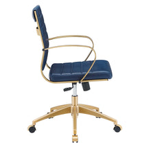 Load image into Gallery viewer, Jive Gold Stainless Steel Midback Office Chair by Modway