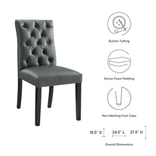 Load image into Gallery viewer, Duchess Vinyl Dining Chair Set of 2 by Modway